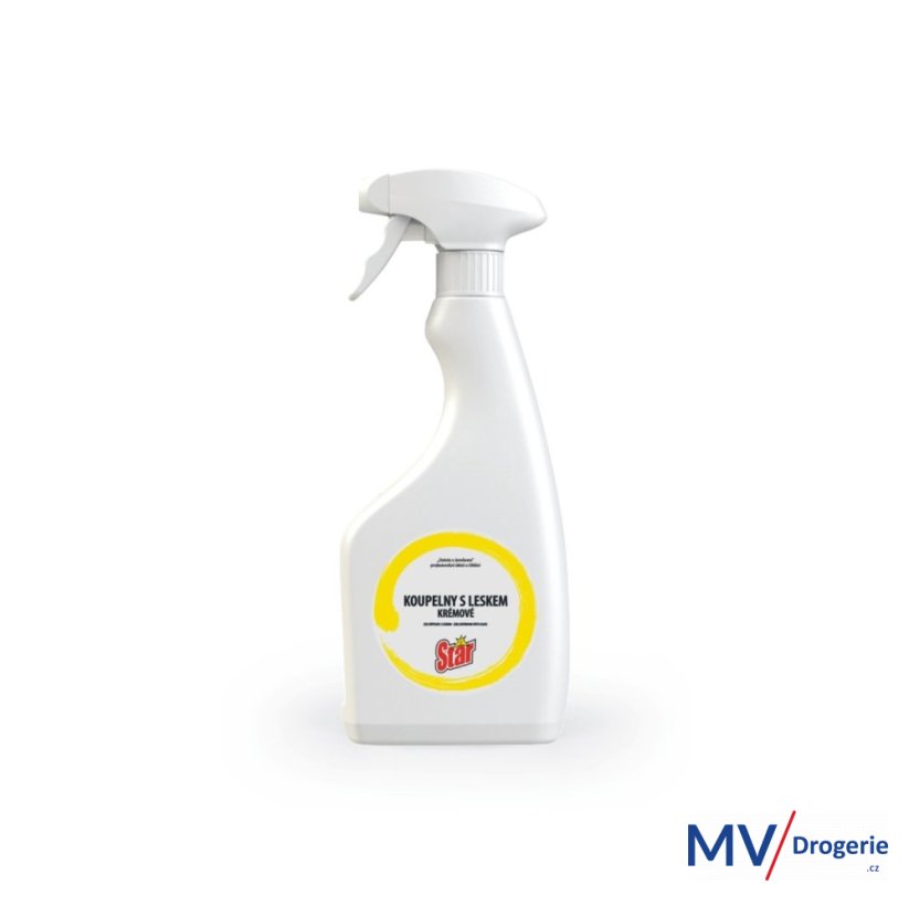 STAR na kúpeľne s leskom krémové s rozprašovačom 500ml