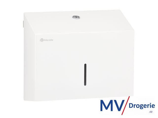 Zásobník na jednotlivé papierové uteráky MERIDA STELLA SLIM MINI nerez, biela