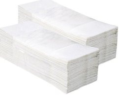Papírové ručníky jednotlivé, skládané EKONOM, 5000 ks