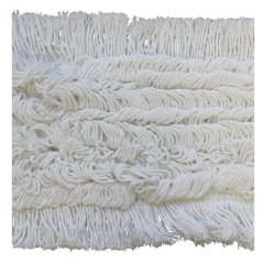 Mop plochý uzlíčkový s vreckami OPTIMUM, bavlna, 40 cm