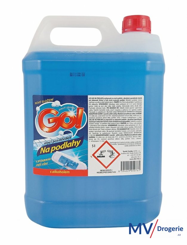Čistící prostředek na podlahy Go! 5  l