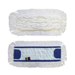 Mop plochý uzlíčkový so záložkami OPTIMUM, bavlna, 40 cm