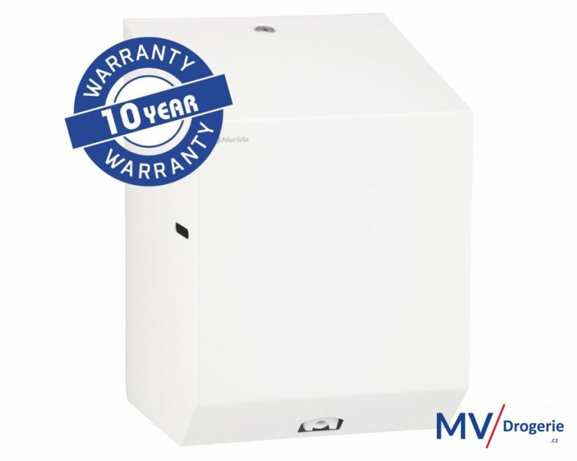 Zásobník na papierové uteráky v roliach MERIDA STELLA FLEXI nerez, biely