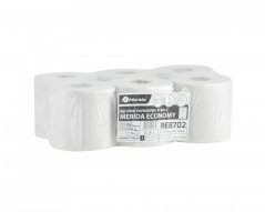 Papírové ručníky v rolích jednovrstvé ECONOMY FLEXI MINI, 17 cm, délka 210 m, 6 rolí/balení