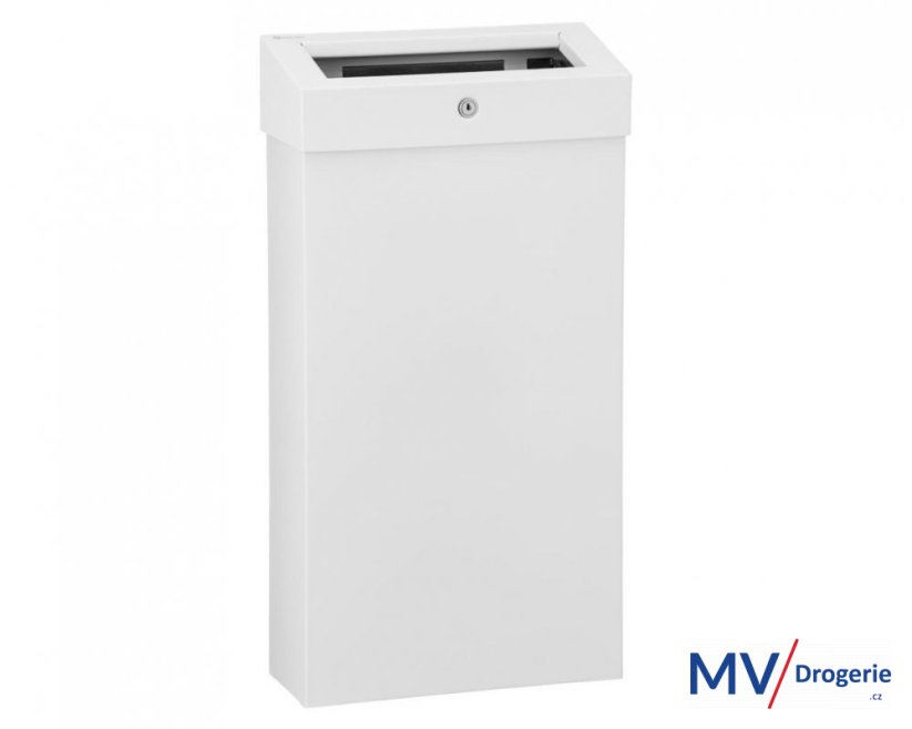 Koš závěsný otevřený MERIDA STELLA SLIM COMBO nerez bílá 15 l