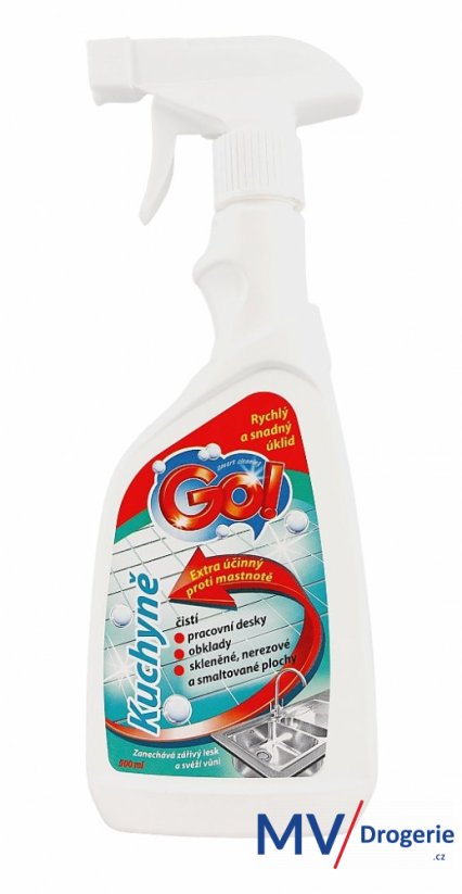 Čistič do kuchyně Go! 500 ml s rozprašovačem