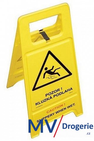 Výstražná cedule – kluzká podlaha