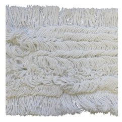 Mop plochý uzlíčkový s kapsami OPTIMUM, bavlna, 50 cm