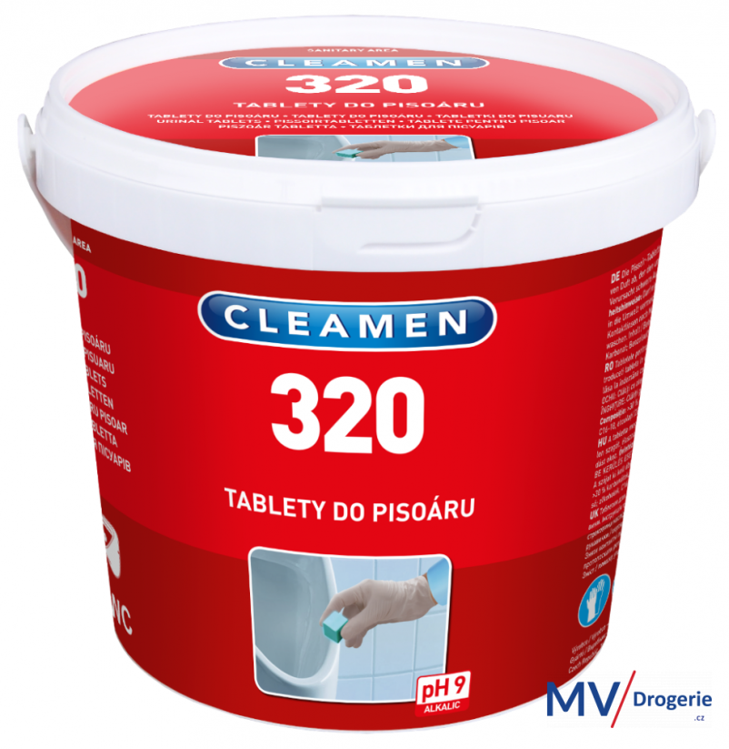 Tablety do pisoáru CLEAMEN 320 DEO 1,5kg