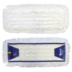 Mop plochý uzlíčkový se záložkami OPTIMUM, bavlna, 50 cm