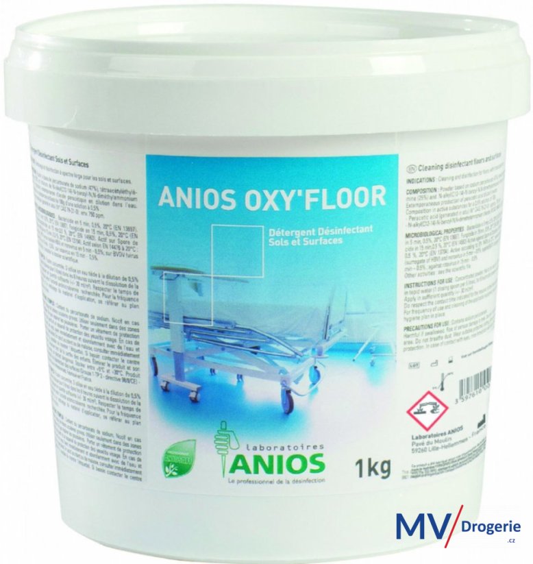 Mycí prostředek na podlahy Anios OxyFloor 1 kg