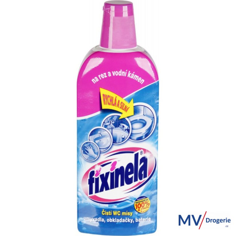 Čistící prostředek na rez a vodní kámen FIXINELA 500 ml